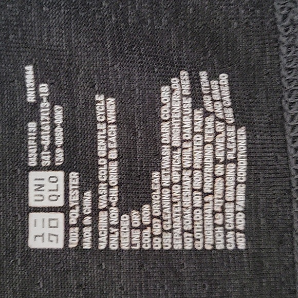Uniqlo Dry-Ex Dark Gray Long Sleeve T-Shirt Size XS - Picture 4 of 4